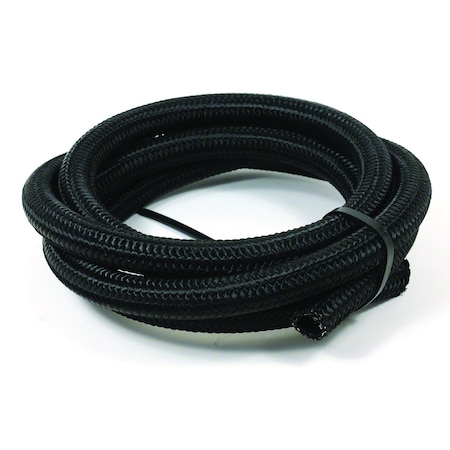 HOSE, BLK NYLON SS BRD HOSE, -10AN X 10'